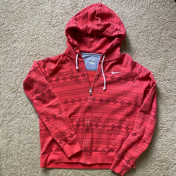 nike rally hoodie red